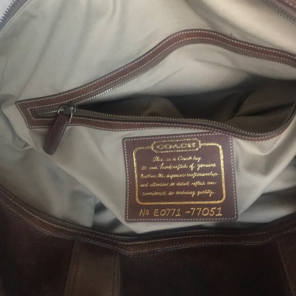 Authentic vintage COACH carry on duffel luggage - Picture 8 of 8
